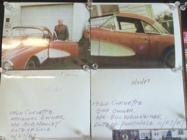 1960 White Chevrolet Corvette Convertible