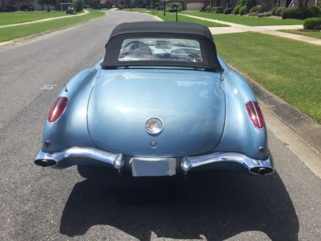 1960 Blue Chevrolet Corvette Convertible