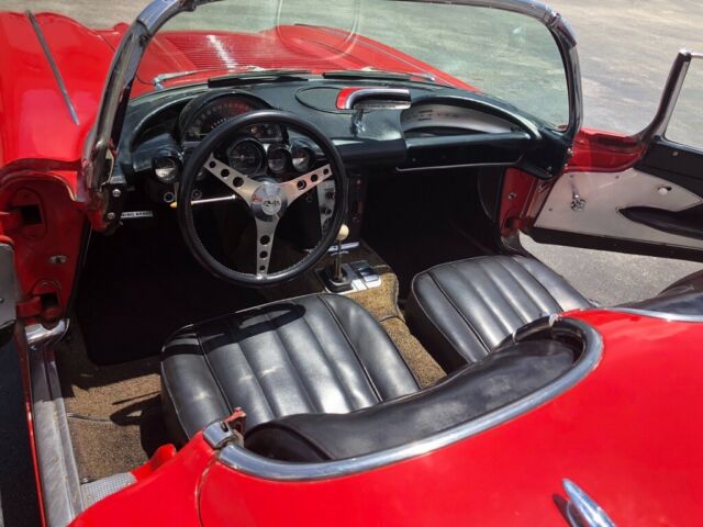1960 Red Chevrolet Corvette Convertible