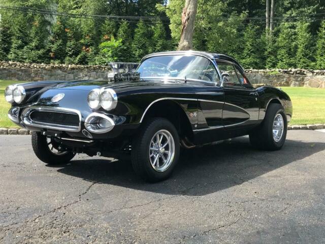 1960 Black Chevrolet Corvette Convertible