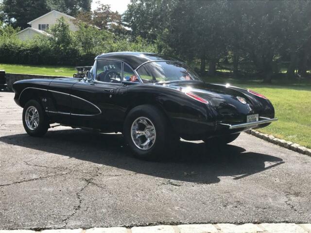 1960 Black Chevrolet Corvette Convertible