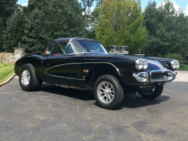 1960 Black Chevrolet Corvette Convertible