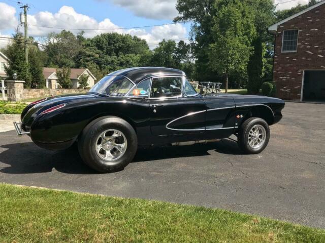 1960 Black Chevrolet Corvette Convertible