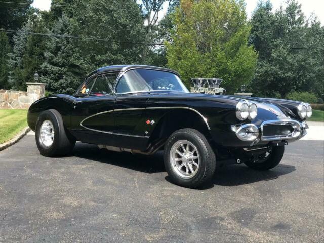 1960 Black Chevrolet Corvette Convertible