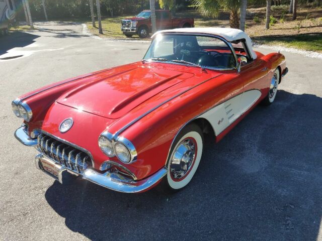 1960 OEM Roman Red Chevrolet Corvette Convertible