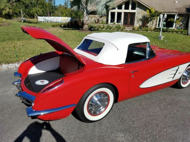 1960 OEM Roman Red Chevrolet Corvette Convertible