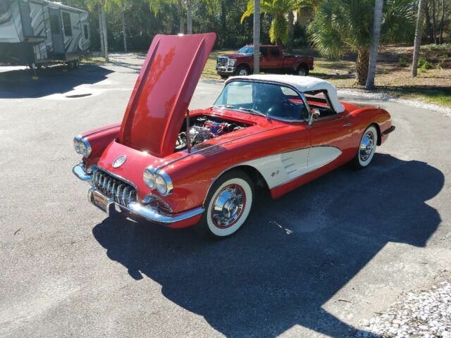 1960 OEM Roman Red Chevrolet Corvette Convertible
