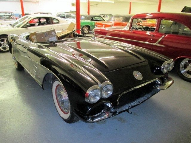 1960 Black Chevrolet Corvette Convertible