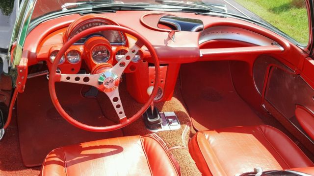1960 Black Chevrolet Corvette Convertible