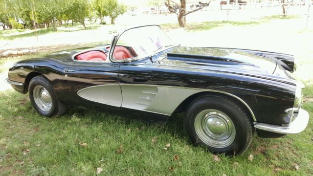 1960 Black Chevrolet Corvette Convertible