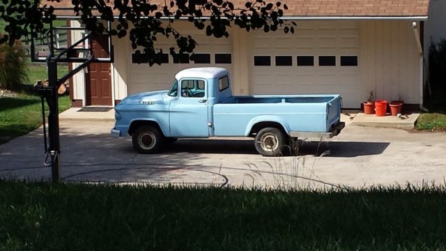 1960 Blue Dodge Other Pickups Standard Cab Pickup