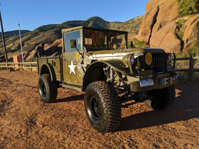 1960 Green Dodge Power Wagon Standard Cab Pickup