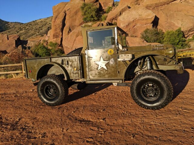 1960 Green Dodge Power Wagon Standard Cab Pickup