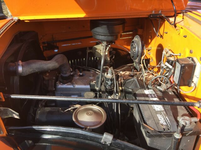 1960 Orange/black Dodge Power Wagon pick up