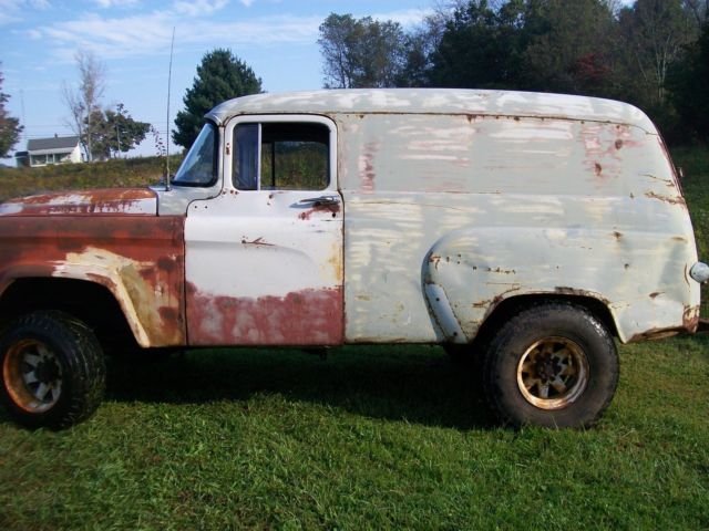 1960 White Dodge Power Wagon Wagon
