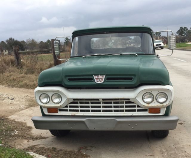 1960 Green Ford F-100 Standard Cab Pickup