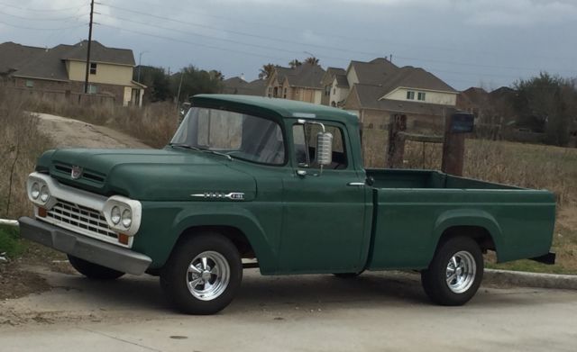 1960 Green Ford F-100 Standard Cab Pickup
