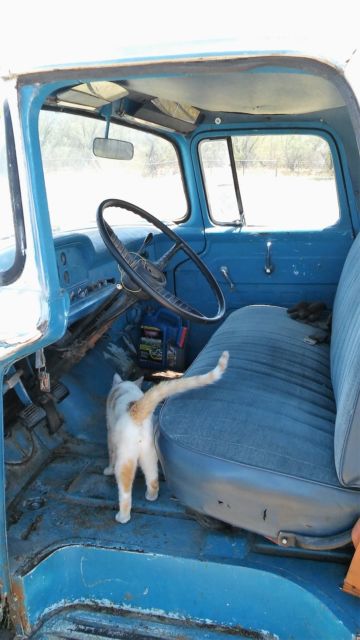 1960 black Ford F-100 Standard Cab Pickup