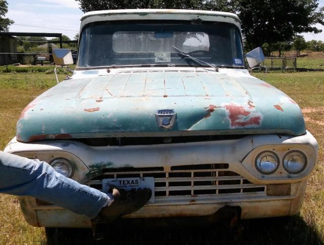 1960 black Ford F-100 Standard Cab Pickup
