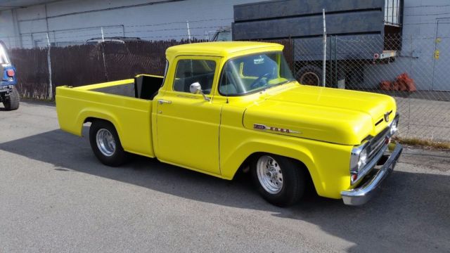 1960 Yellow Ford F-100 Standard Cab Pickup