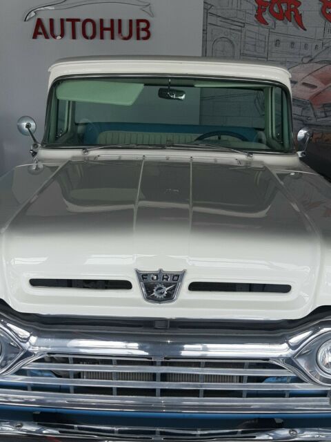 1960 Blue Ford F-100 Standard Cab Pickup