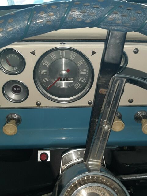 1960 Blue Ford F-100 Standard Cab Pickup