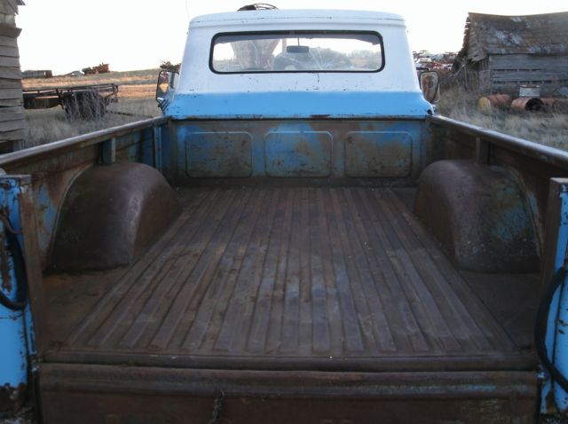 1960 Blue Ford F-100 Standard Cab Pickup