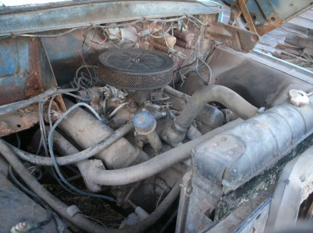 1960 Blue Ford F-100 Standard Cab Pickup