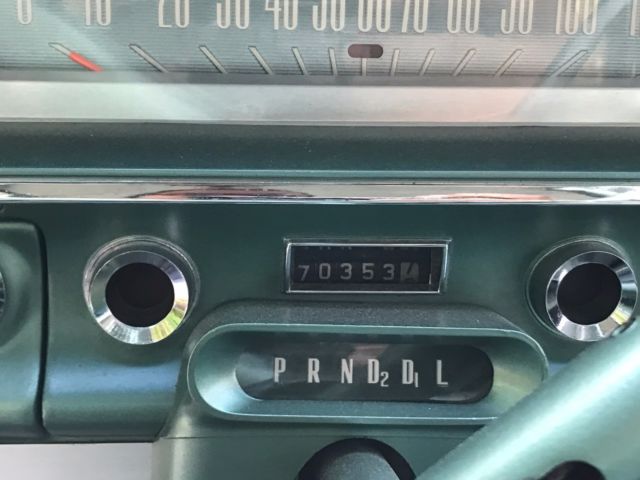 1960 Red Ford Galaxie Sedan