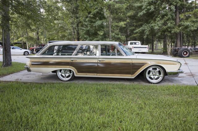 1960 White Ford Country Squire Wagon
