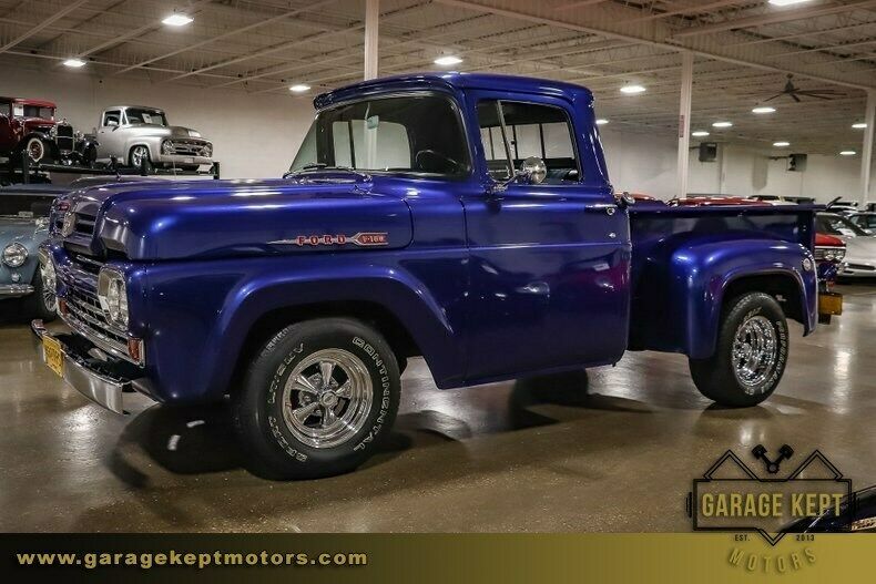 1960 Blue Ford F-100 Pickup Truck