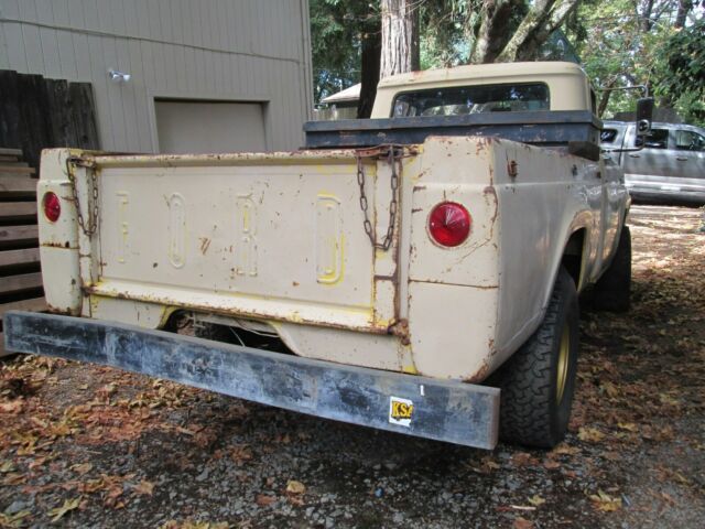 1960 Yellow Ford F-100 Standard Cab Pickup