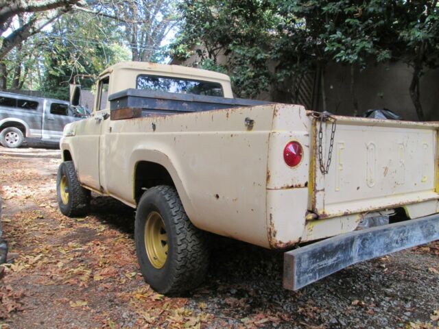 1960 Yellow Ford F-100 Standard Cab Pickup