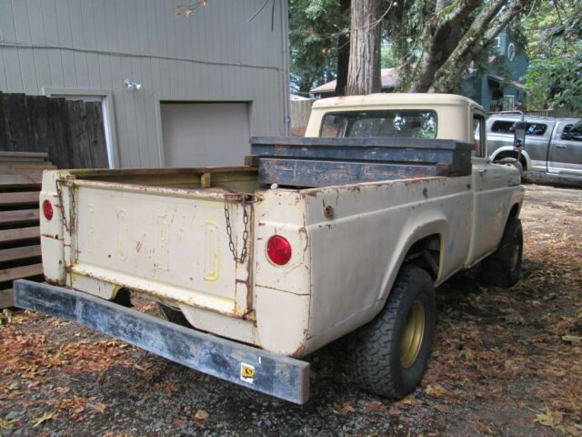 1960 Yellow Ford F-100 Standard Cab Pickup