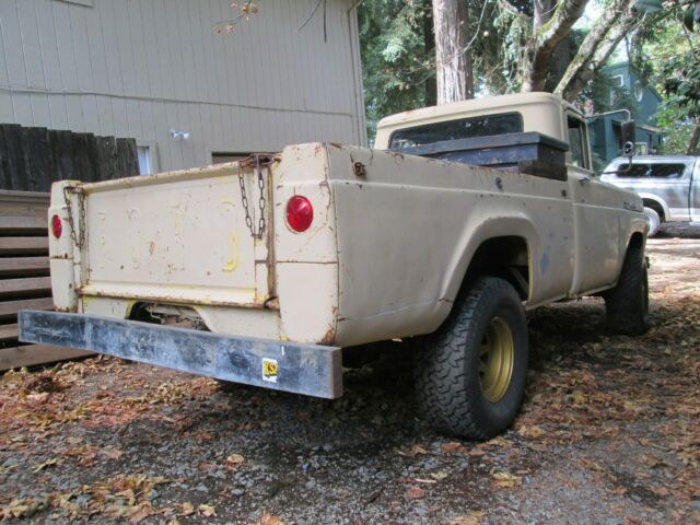 1960 Yellow Ford F-100 Standard Cab Pickup