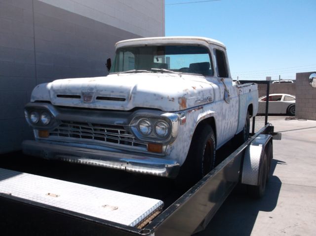1960 Gray Ford F-100 PICKUP