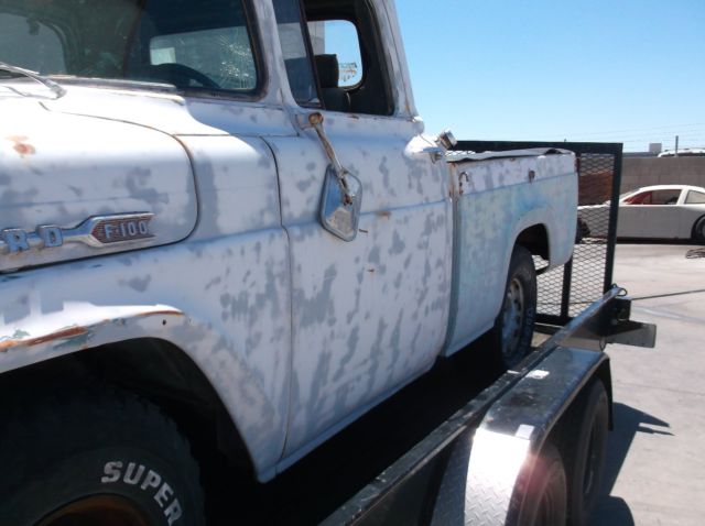 1960 Gray Ford F-100 PICKUP