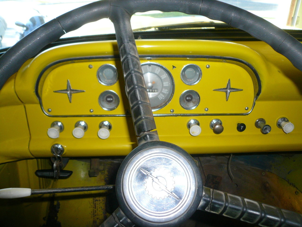 1957 Yellow Ford F-250 Standard Cab Pickup Truck