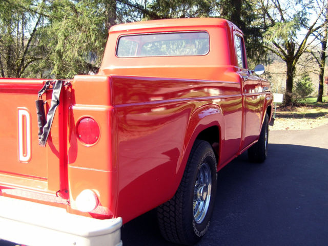 1960 Red Ford F-250 Standard Cab Pickup
