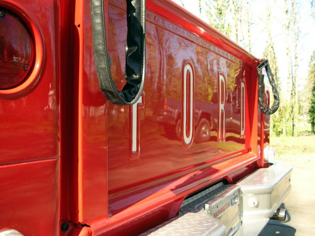 1960 Red Ford F-250 Standard Cab Pickup