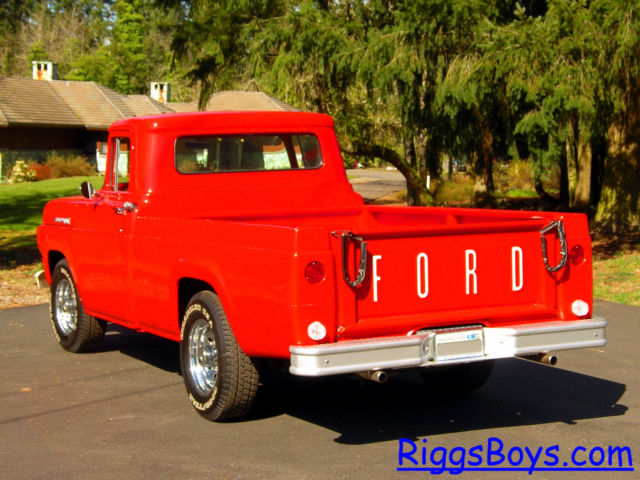 1960 Red Ford F-250 Standard Cab Pickup