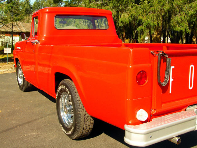 1960 Red Ford F-250 Standard Cab Pickup
