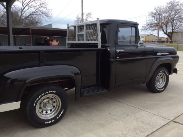 1960 Black Ford F-100 Standard Cab Pickup