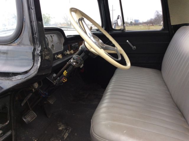 1960 Black Ford F-100 Standard Cab Pickup