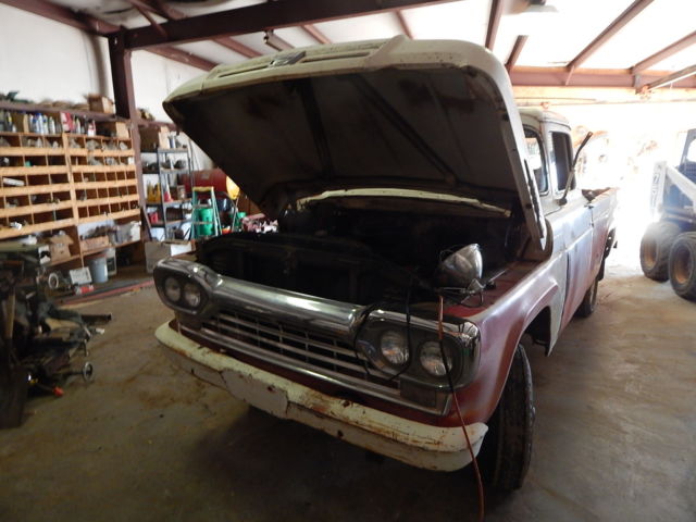1960 Tan Ford F-100 Standard Cab Pickup