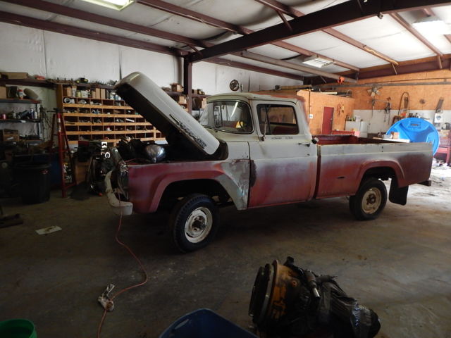1960 Tan Ford F-100 Standard Cab Pickup