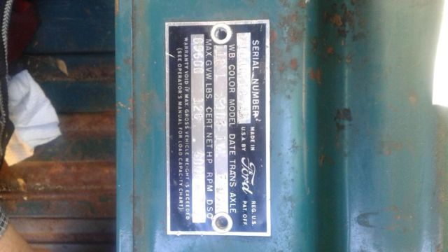 1960 Ford F-100 Long bed pickup truck