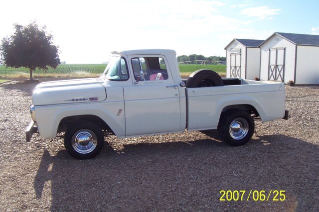 1960 White Ford F-100 Standard Cab Pickup