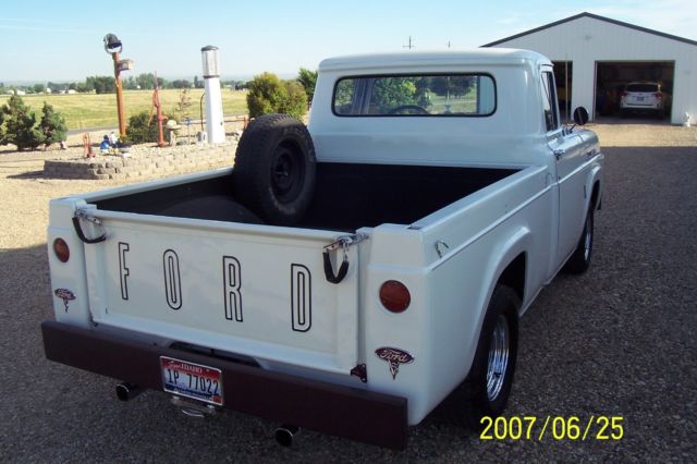 1960 White Ford F-100 Standard Cab Pickup