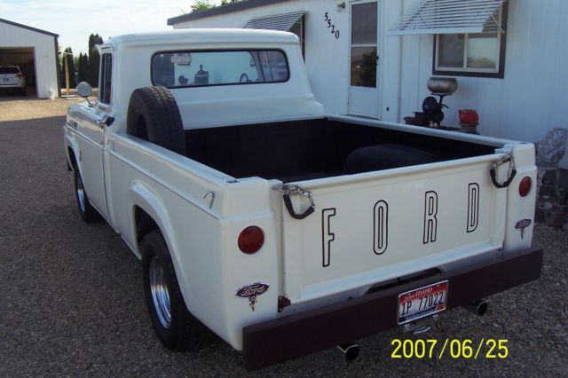 1960 White Ford F-100 Standard Cab Pickup